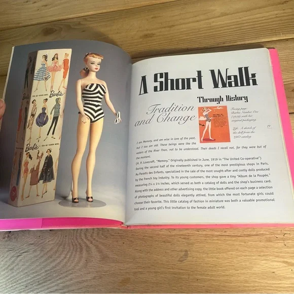Barbie Four Decades Of Fashion, Fantasy, and Fun Hardcover Book DJ Vintage 1998! - Picture 6 of 6